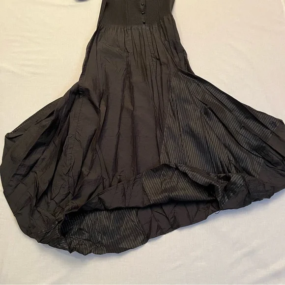 Deca De Vous a Nous Black Sleeveless Long Dress Couture France Size T2 = 8 - Picture 10 of 16